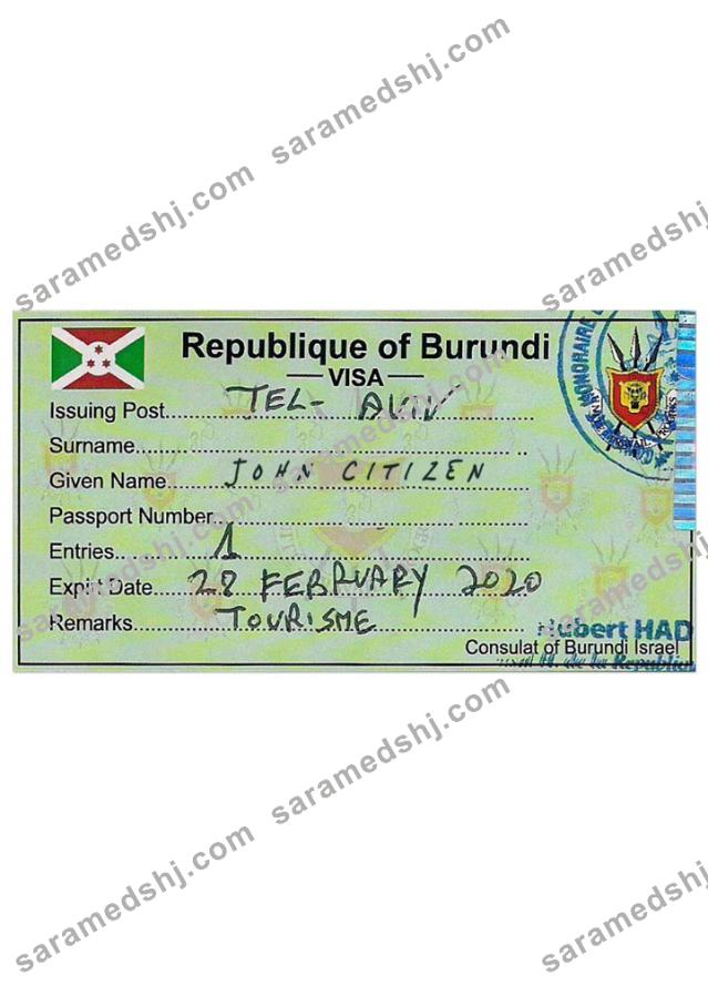 BURUNDI visa